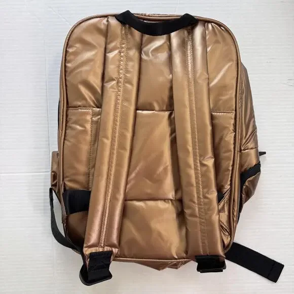 Calpak Luka Laptop Backpack Padded Travel Work School Bag Luggage Copper Color - Picture 2 of 9